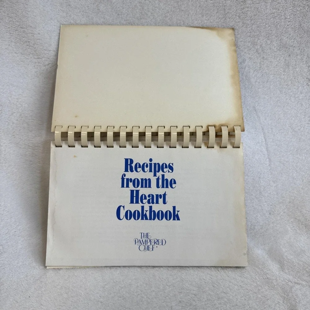Vintage Pampered Chef Recipes From The Heart 90s 1997 Cookbook‎ Spiral